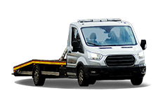 White Ford Transit Recovery Vehicle